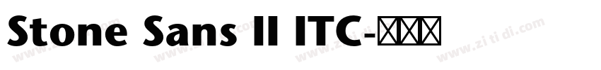 Stone Sans II ITC字体转换